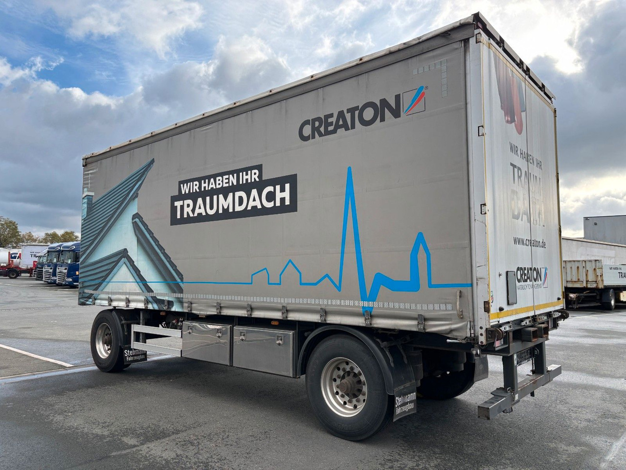 AZP18 Plane + Staplerhalterung - Kapellsläp: bild 2 AZP18 Plane + Staplerhalterung - Kapellsläp: bild 2