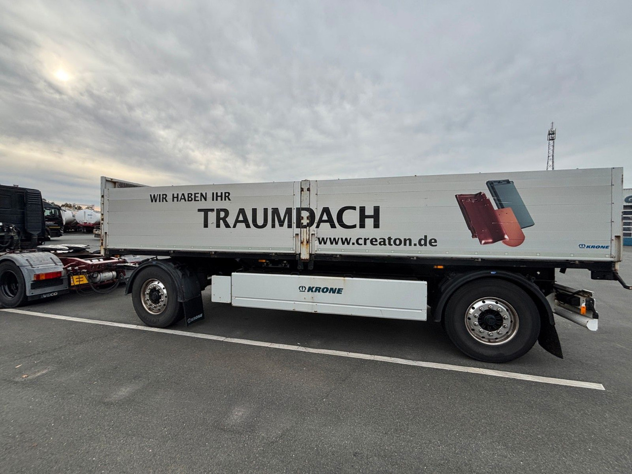 Krone AZ18 + Palettenkasten - Flaksläp: bild 5 Krone AZ18 + Palettenkasten - Flaksläp: bild 5