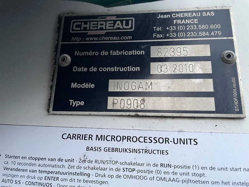 Kylbil lastbil Renault Midlum 270 2010 chereau + carrier: bild 16