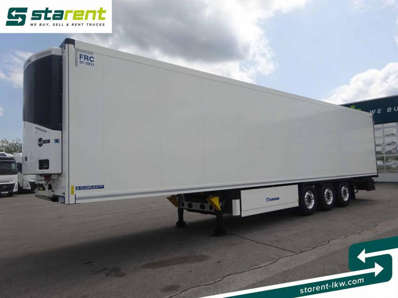 Krone Thermo King SLXi300 Alu Doppel Blumenbreit Lift-A - Kyl/ Frys semitrailer: bild 1 Krone Thermo King SLXi300 Alu Doppel Blumenbreit Lift-A - Kyl/ Frys semitrailer: bild 1