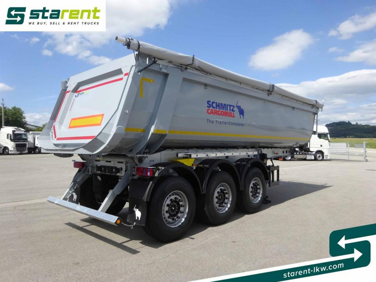 Schmitz 3-Achs Kipper 24m³ Liftachse VERZINKT - Tippbil semitrailer: bild 5 Schmitz 3-Achs Kipper 24m³ Liftachse VERZINKT - Tippbil semitrailer: bild 5