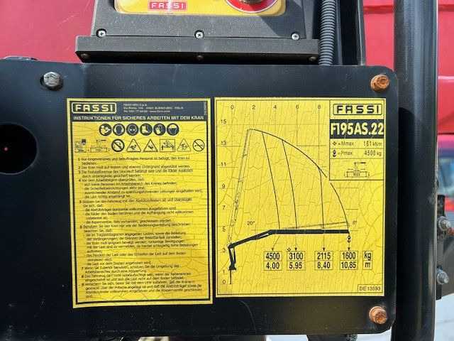 Flakbil, Kranbil Mercedes-Benz 2545 Kran FASSI  F195AS Mercedes-Benz 2545 Kran FASSI  F195AS: bild 11