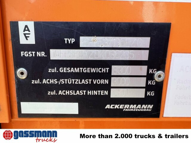 Ackermann PS-F 5.3/13.5 EZG SPS, Edscha-Verdeck, Lenkachse - Flaktrailer: bild 5 Ackermann PS-F 5.3/13.5 EZG SPS, Edscha-Verdeck, Lenkachse - Flaktrailer: bild 5