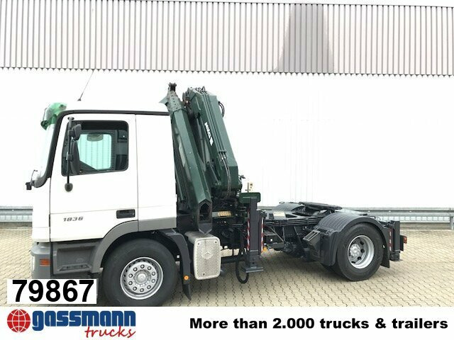 Mercedes-Benz Actros 1836 LS 4x2 mit Kran MKG HLK 330HP - Dragbil: bild 1 Mercedes-Benz Actros 1836 LS 4x2 mit Kran MKG HLK 330HP - Dragbil: bild 1