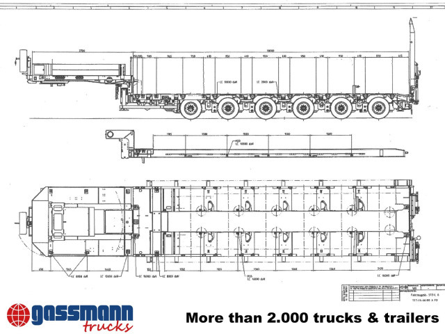 Goldhofer STZ-L 6-67/80 A, 6 Achsen, 86.000kg Ges.-Gew. - Låg lastare semitrailer: bild 4 Goldhofer STZ-L 6-67/80 A, 6 Achsen, 86.000kg Ges.-Gew. - Låg lastare semitrailer: bild 4