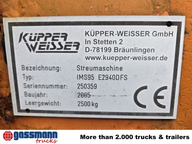 IMS95 E2940DFS Salzstreuer ca. 4m³ - Sand-/ Saltspridare: bild 3 IMS95 E2940DFS Salzstreuer ca. 4m³ - Sand-/ Saltspridare: bild 3