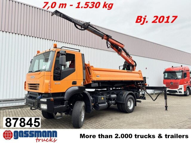 Iveco Trakker AD190T31W 4x4, absattelbarer Heckkran - Tippbil lastbil, Kranbil: bild 1 Iveco Trakker AD190T31W 4x4, absattelbarer Heckkran - Tippbil lastbil, Kranbil: bild 1