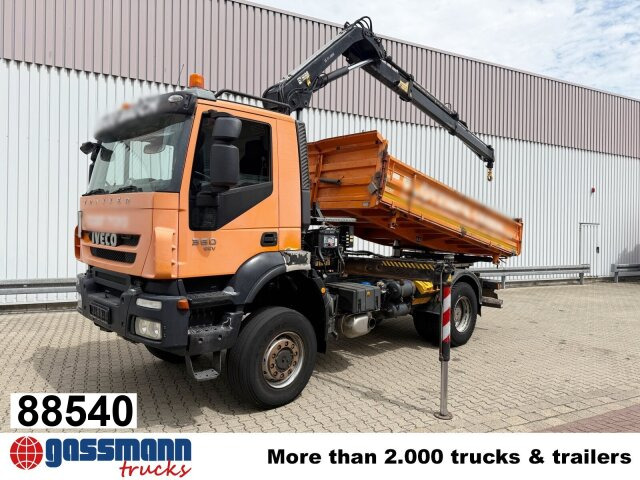 Iveco Trakker AD190T36W 4x4, EEV, Kran Hiab 111BS-2 - Tippbil lastbil, Kranbil: bild 1 Iveco Trakker AD190T36W 4x4, EEV, Kran Hiab 111BS-2 - Tippbil lastbil, Kranbil: bild 1