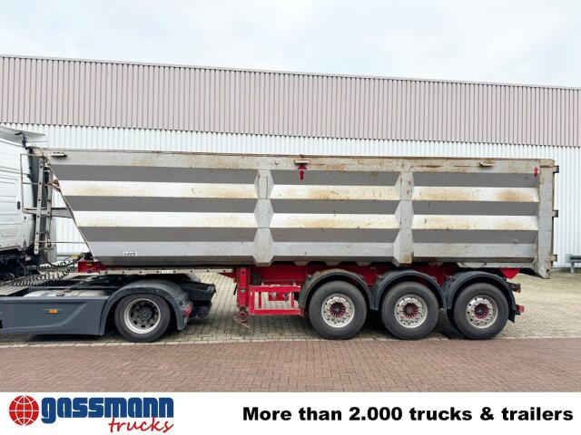 LÜCK SKF 35, Stahlmulde ca. 37m³, Liftachse - Tippbil semitrailer: bild 4 LÜCK SKF 35, Stahlmulde ca. 37m³, Liftachse - Tippbil semitrailer: bild 4
