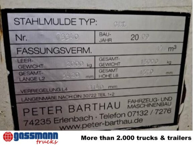 Abrollcontainer 14 cbm, Flügeltüren - Lastbil: bild 3 Abrollcontainer 14 cbm, Flügeltüren - Lastbil: bild 3