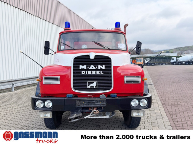 Släck/ Räddningsvagn MAN 16.168 HAK 4x4, Seilwinde, Heckkran Hiab 650/1: bild 8