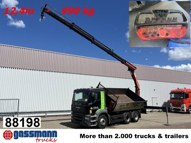 MAN TGA 26.363 6x4 BB, PK 16502 C Kran, absattelbar, - Tippbil lastbil, Kranbil: bild 1 MAN TGA 26.363 6x4 BB, PK 16502 C Kran, absattelbar, - Tippbil lastbil, Kranbil: bild 1