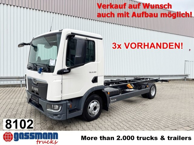 MAN TGL 8.160 4x2 BL CH, 3x VORHANDEN! - Chassi lastbil: bild 1 MAN TGL 8.160 4x2 BL CH, 3x VORHANDEN! - Chassi lastbil: bild 1