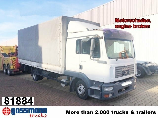 MAN TGL 8.210 BL 4x2 mit LBW, Motorschaden! - Flakbil: bild 1 MAN TGL 8.210 BL 4x2 mit LBW, Motorschaden! - Flakbil: bild 1