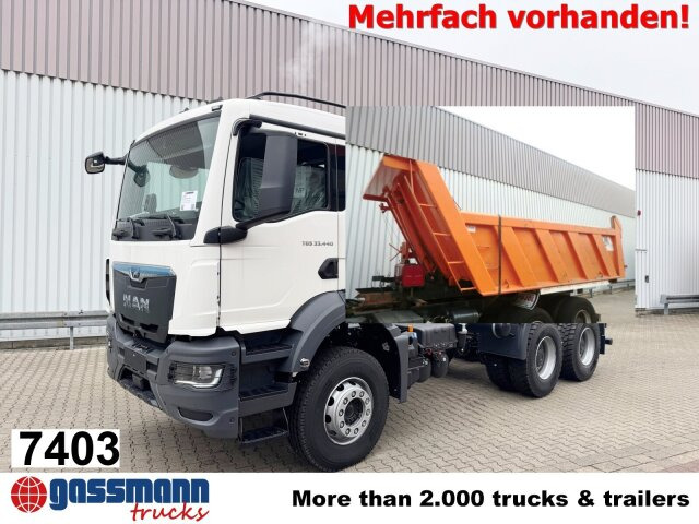 MAN TGS 33.440 BB 6x4, Stahlmulde 12-16m³ - Dumper: bild 1 MAN TGS 33.440 BB 6x4, Stahlmulde 12-16m³ - Dumper: bild 1