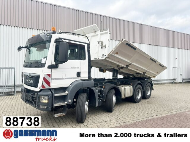 MAN TGS 35.460 8X4 BB, Meiller Bordmatik, Rollplane, - Tippbil lastbil: bild 1 MAN TGS 35.460 8X4 BB, Meiller Bordmatik, Rollplane, - Tippbil lastbil: bild 1