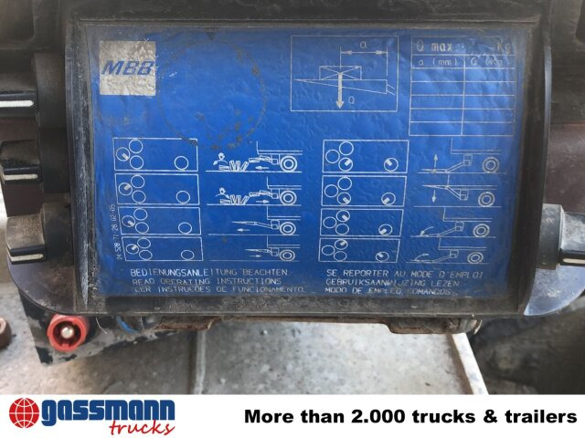 MBB 1500KUZF Ladebordwand unterfaltbar, 1,5t - Bakgavellyft: bild 4 MBB 1500KUZF Ladebordwand unterfaltbar, 1,5t - Bakgavellyft: bild 4