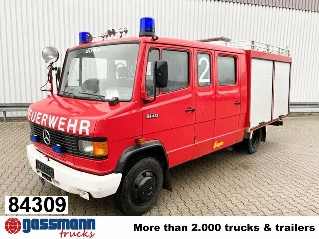 Mercedes-Benz 814 D 4x2 Doka, TLF 8 - Släck/ Räddningsvagn: bild 1 Mercedes-Benz 814 D 4x2 Doka, TLF 8 - Släck/ Räddningsvagn: bild 1