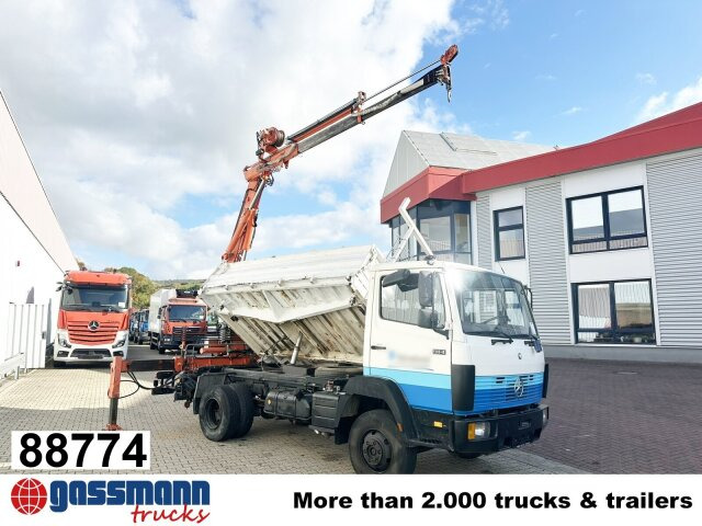 Mercedes-Benz 914 K 4x2, Kran Atlas 60.1, Funk - Tippbil lastbil, Kranbil: bild 1 Mercedes-Benz 914 K 4x2, Kran Atlas 60.1, Funk - Tippbil lastbil, Kranbil: bild 1
