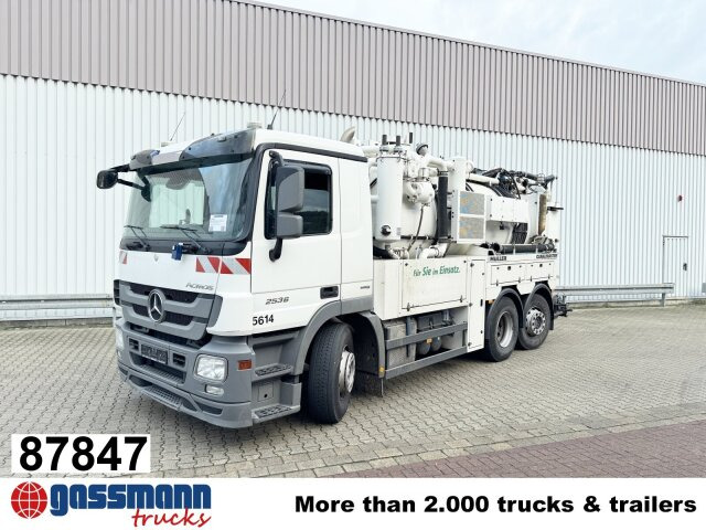 Mercedes-Benz Actros 2536 L 6x2, Müller Saug- und Spülwagen - Sopmaskin: bild 1 Mercedes-Benz Actros 2536 L 6x2, Müller Saug- und Spülwagen - Sopmaskin: bild 1