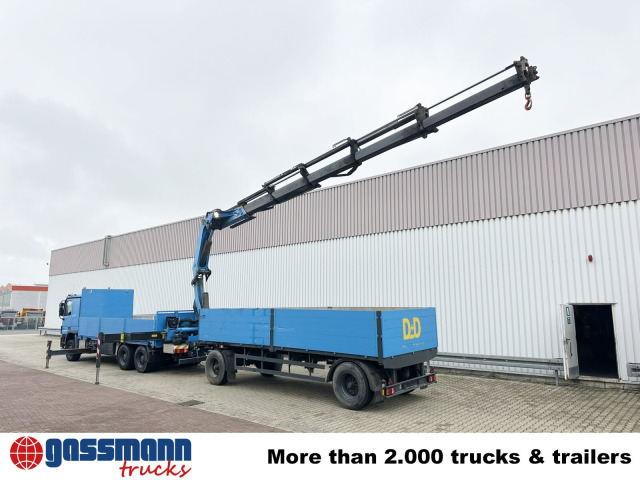 Mercedes-Benz Actros 2741 L 6x4, Twist-Lock ausz. auf 3m, - Flakbil, Kranbil: bild 4 Mercedes-Benz Actros 2741 L 6x4, Twist-Lock ausz. auf 3m, - Flakbil, Kranbil: bild 4