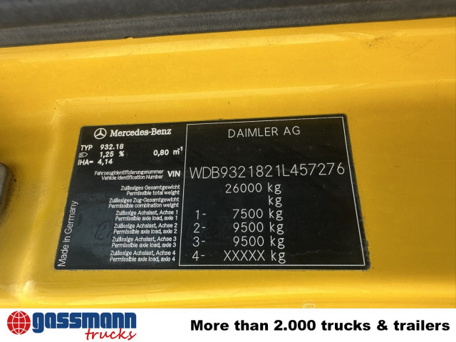 Mercedes-Benz Actros 3348 AK 6x6, Bordmatik links - Tippbil lastbil: bild 4 Mercedes-Benz Actros 3348 AK 6x6, Bordmatik links - Tippbil lastbil: bild 4