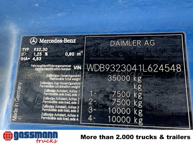 Mercedes-Benz Actros MP 3, 3241/8x4, Alukipper Bordmatik, - Tippbil lastbil: bild 5 Mercedes-Benz Actros MP 3, 3241/8x4, Alukipper Bordmatik, - Tippbil lastbil: bild 5