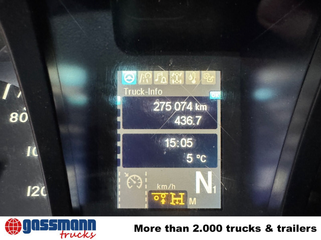 Mercedes-Benz Antos 2540 L 6x2, Lenkachse, HMF 2110-L3 - Flakbil, Kranbil: bild 5 Mercedes-Benz Antos 2540 L 6x2, Lenkachse, HMF 2110-L3 - Flakbil, Kranbil: bild 5