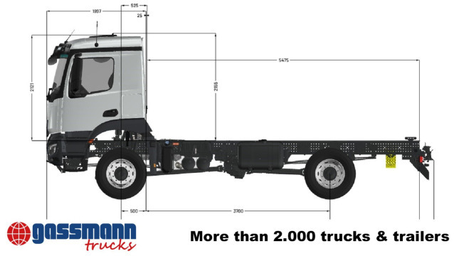 Mercedes-Benz Arocs 1827/30 A 4x4, mehrfach vorhanden! - Chassi lastbil: bild 5 Mercedes-Benz Arocs 1827/30 A 4x4, mehrfach vorhanden! - Chassi lastbil: bild 5