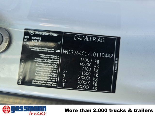 Mercedes-Benz Arocs 1827/30 A 4x4, mehrfach vorhanden! - Chassi lastbil: bild 4 Mercedes-Benz Arocs 1827/30 A 4x4, mehrfach vorhanden! - Chassi lastbil: bild 4