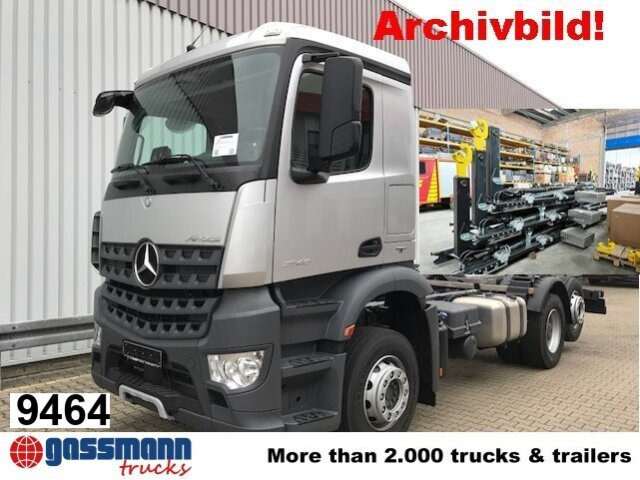 Mercedes-Benz Arocs 2553 L 6x2, Lenk-/liftachse, Navi, - Lastväxlare lastbil: bild 1 Mercedes-Benz Arocs 2553 L 6x2, Lenk-/liftachse, Navi, - Lastväxlare lastbil: bild 1