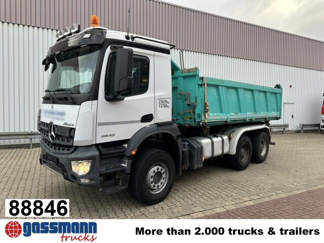 Mercedes-Benz Arocs 2643 K 6x4, Rollplane, Meiller - Tippbil lastbil: bild 1 Mercedes-Benz Arocs 2643 K 6x4, Rollplane, Meiller - Tippbil lastbil: bild 1