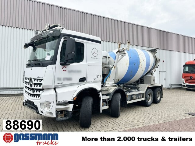 Mercedes-Benz Arocs 3251 8x4/4, Betonmischer Liebherr ca. 9m³ - Betongbil: bild 1 Mercedes-Benz Arocs 3251 8x4/4, Betonmischer Liebherr ca. 9m³ - Betongbil: bild 1