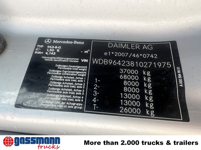 Mercedes-Benz Arocs 3251 LK 8x4/4, Retarder, Stahlmulde ca. - Dumper: bild 3 Mercedes-Benz Arocs 3251 LK 8x4/4, Retarder, Stahlmulde ca. - Dumper: bild 3