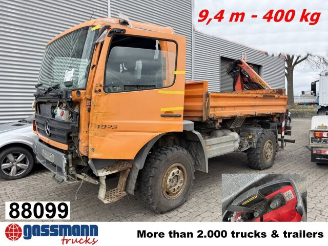 Mercedes-Benz Atego 1023 A 4x4, Einzelbereifung, Heckkran - Chassi lastbil, Kranbil: bild 1 Mercedes-Benz Atego 1023 A 4x4, Einzelbereifung, Heckkran - Chassi lastbil, Kranbil: bild 1