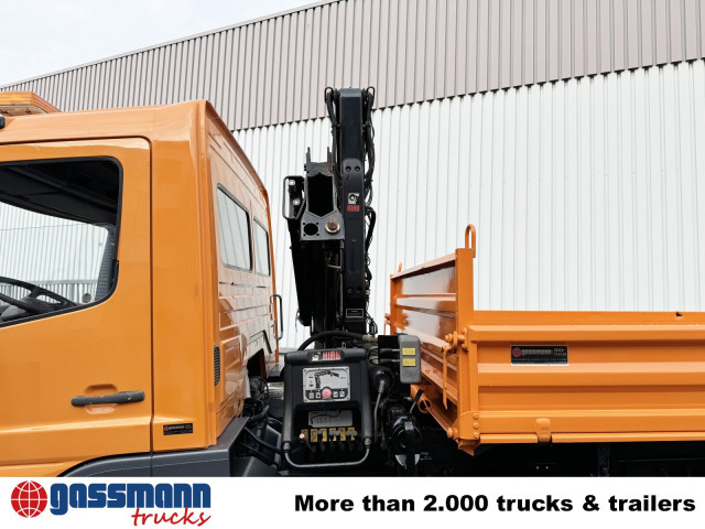 Mercedes-Benz Atego 815 K 4x2 mit Kran Hiab 055 B-1 CL - Tippbil lastbil, Kranbil: bild 2 Mercedes-Benz Atego 815 K 4x2 mit Kran Hiab 055 B-1 CL - Tippbil lastbil, Kranbil: bild 2
