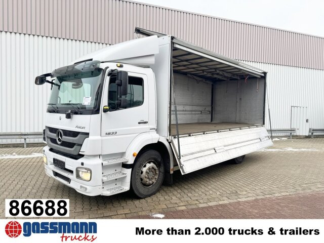 Mercedes-Benz Axor 1833 L 4x2, Getränkekoffer - Lastbil med skåp: bild 1 Mercedes-Benz Axor 1833 L 4x2, Getränkekoffer - Lastbil med skåp: bild 1