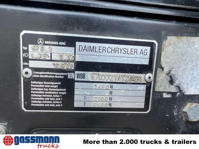 Mercedes-Benz Vario 816 D 4x2 Doka, 2x AHK, Meiller Kipper - Tippbil lastbil: bild 5 Mercedes-Benz Vario 816 D 4x2 Doka, 2x AHK, Meiller Kipper - Tippbil lastbil: bild 5