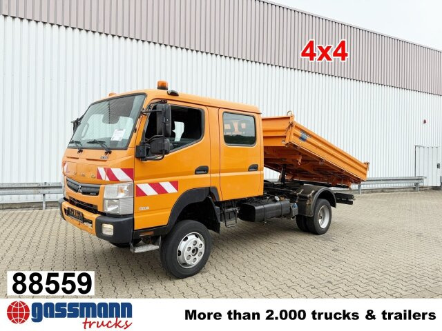 Mitsubishi Fuso 6C18D 4x4 Doka - Tippbil lastbil: bild 1 Mitsubishi Fuso 6C18D 4x4 Doka - Tippbil lastbil: bild 1