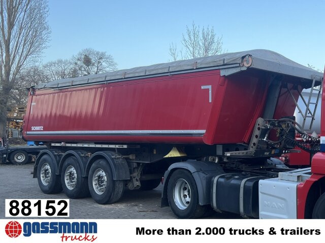 Schmitz Cargobull SKI 24 SL 7.2, Alumulde ca. 24m³, Liftachse, - Tippbil semitrailer: bild 1 Schmitz Cargobull SKI 24 SL 7.2, Alumulde ca. 24m³, Liftachse, - Tippbil semitrailer: bild 1