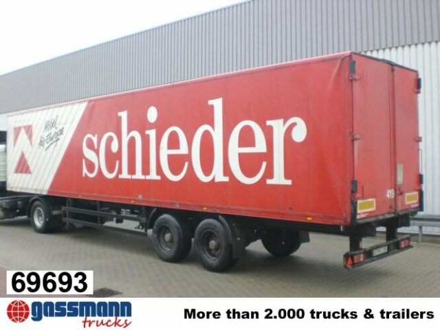 Spier SPIER SLG 2/90, Möbelkofferauflieger, 80 cbm, - Skåp semitrailer: bild 1 Spier SPIER SLG 2/90, Möbelkofferauflieger, 80 cbm, - Skåp semitrailer: bild 1