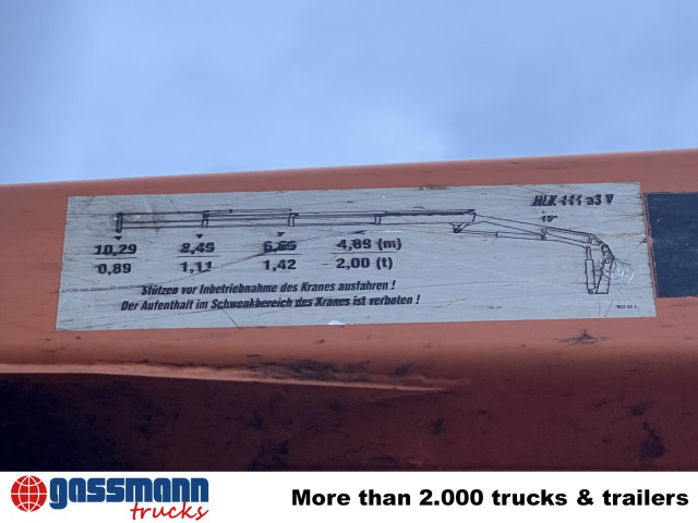 Unimog U400 4x4, Frontzapfwelle, Kipper, Kran MKG HKL - Tippbil lastbil, Kranbil: bild 4 Unimog U400 4x4, Frontzapfwelle, Kipper, Kran MKG HKL - Tippbil lastbil, Kranbil: bild 4