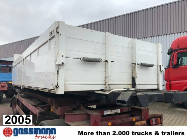 Wechselbrücke mit Kranvorrichtung - Flakbyggnation: bild 1 Wechselbrücke mit Kranvorrichtung - Flakbyggnation: bild 1