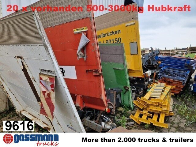 Diverse Ladebordwände 1-2to, demontiert, - Bakgavellyft: bild 1 Diverse Ladebordwände 1-2to, demontiert, - Bakgavellyft: bild 1