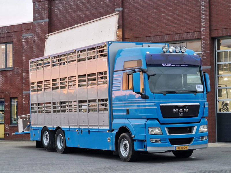 MAN TGX 26.440 6x2*4 - 3 deck Livestock - Water & Ventilation - Manual gearbox - Steering axle - Djurtransport lastbil: bild 1 MAN TGX 26.440 6x2*4 - 3 deck Livestock - Water & Ventilation - Manual gearbox - Steering axle - Djurtransport lastbil: bild 1