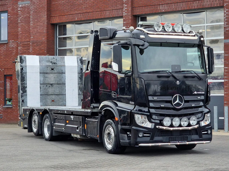Mercedes-Benz Actros 2553 6x2 - Flabad hydraulic ramps/extension - Winch - Camera - Machine mover - Biltransportbil lastbil: bild 2 Mercedes-Benz Actros 2553 6x2 - Flabad hydraulic ramps/extension - Winch - Camera - Machine mover - Biltransportbil lastbil: bild 2