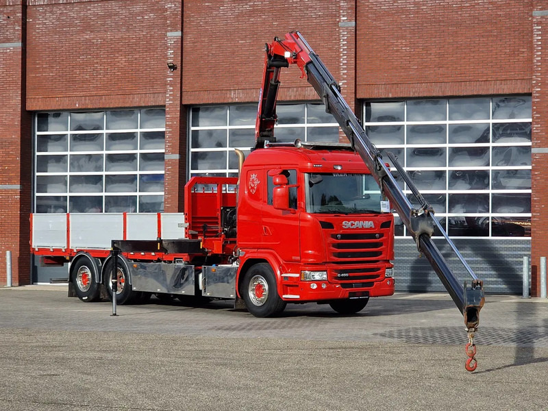 Scania G450 6x2*4 - HMF 2620 K5 Crane with remote - Retarder - Steering axle - Kranbil: bild 1 Scania G450 6x2*4 - HMF 2620 K5 Crane with remote - Retarder - Steering axle - Kranbil: bild 1