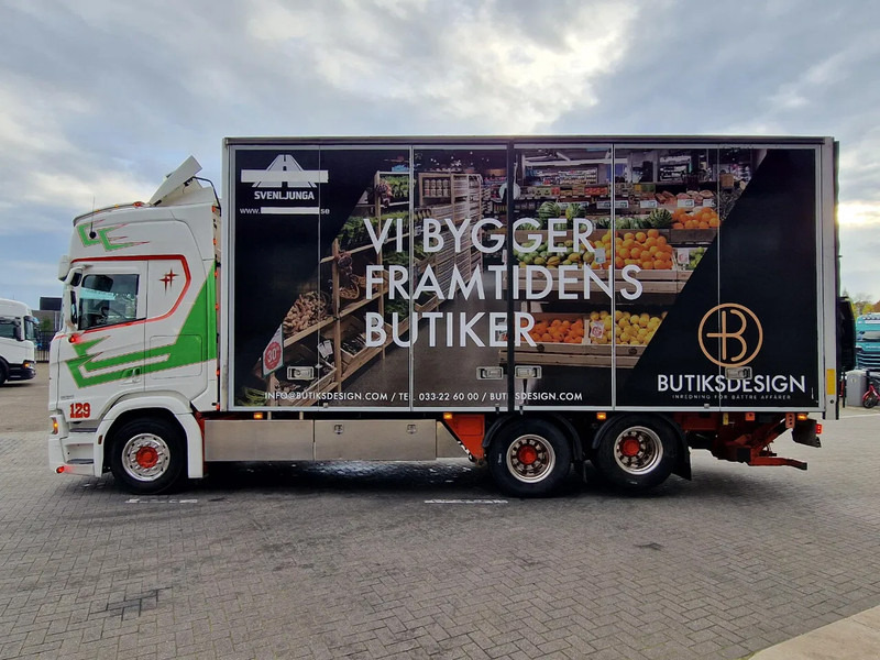 Scania R580 V8 NGS Highline 6x2 - Box with sidedoors - Loadlift - Retarder - Full air - 475 wb - Lastbil med skåp: bild 5 Scania R580 V8 NGS Highline 6x2 - Box with sidedoors - Loadlift - Retarder - Full air - 475 wb - Lastbil med skåp: bild 5