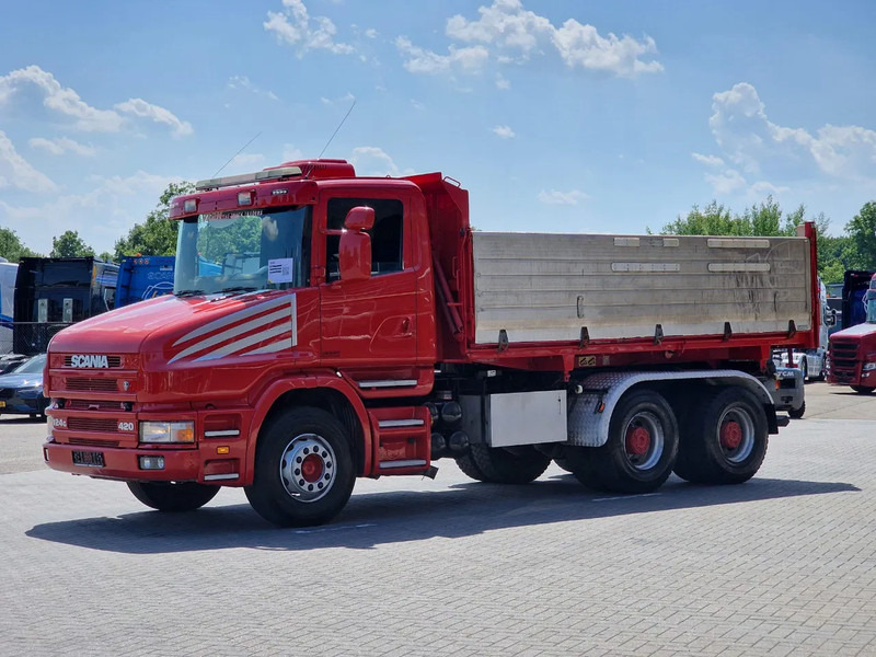 Scania T124-420 6x4 - Tipper - Retarder - Full steel - HUB Reduction - Manual gearbox - Tippbil lastbil: bild 5 Scania T124-420 6x4 - Tipper - Retarder - Full steel - HUB Reduction - Manual gearbox - Tippbil lastbil: bild 5