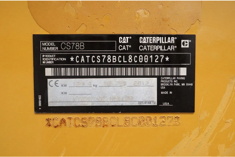 Kombivält Caterpillar CS78B | TRIMBLE GPS | GOOD CONDITION: bild 20